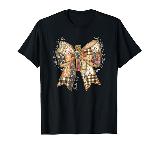 God is Within Her She Will Not Fall, Jesus, Christian T-Shirt