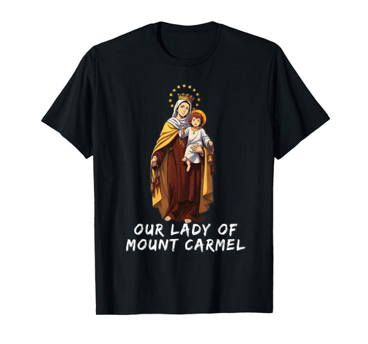 Our Lady of Mount Carmel Marian Catholic T-Shirt