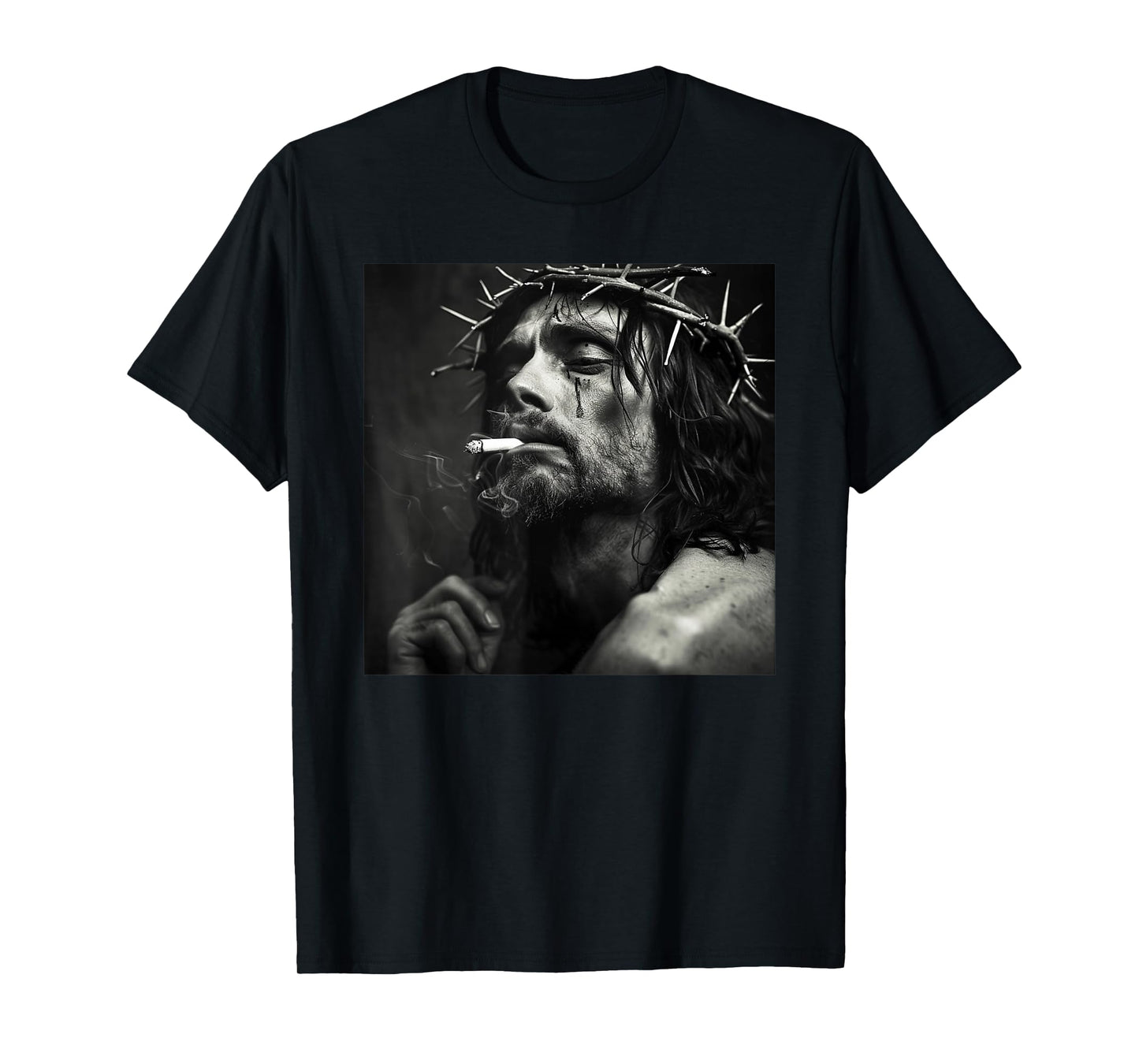 Cooler Jesus Christ Smokes, Resistance, Rebellious Jesus T-Shirt