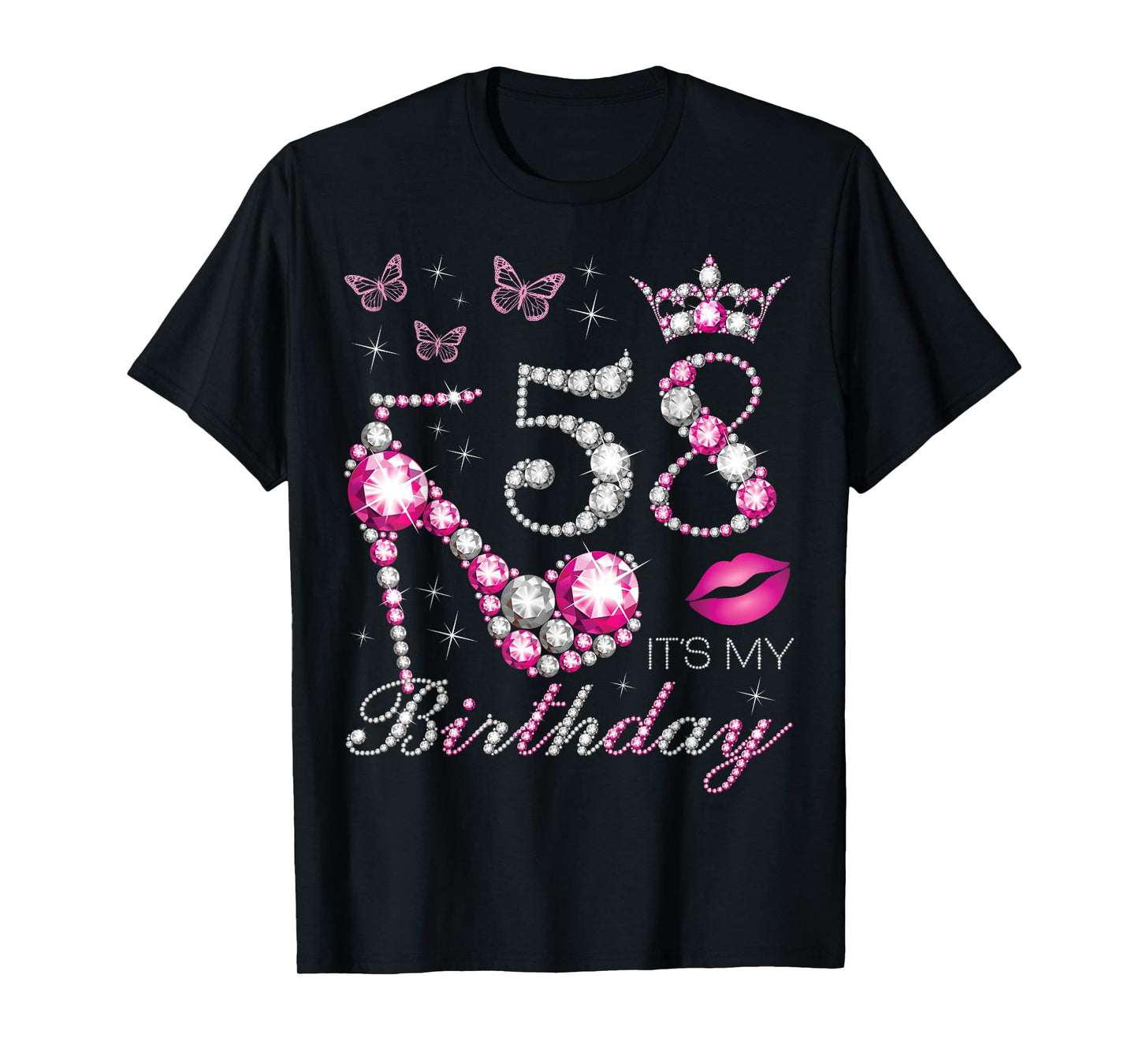 58 It's My Birthday, 58 Years Old, It's My 58th Birthday T-Shirt