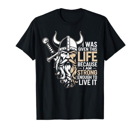 I'm Strong Enough Norse Mythology Valhalla Warrior Viking T-Shirt