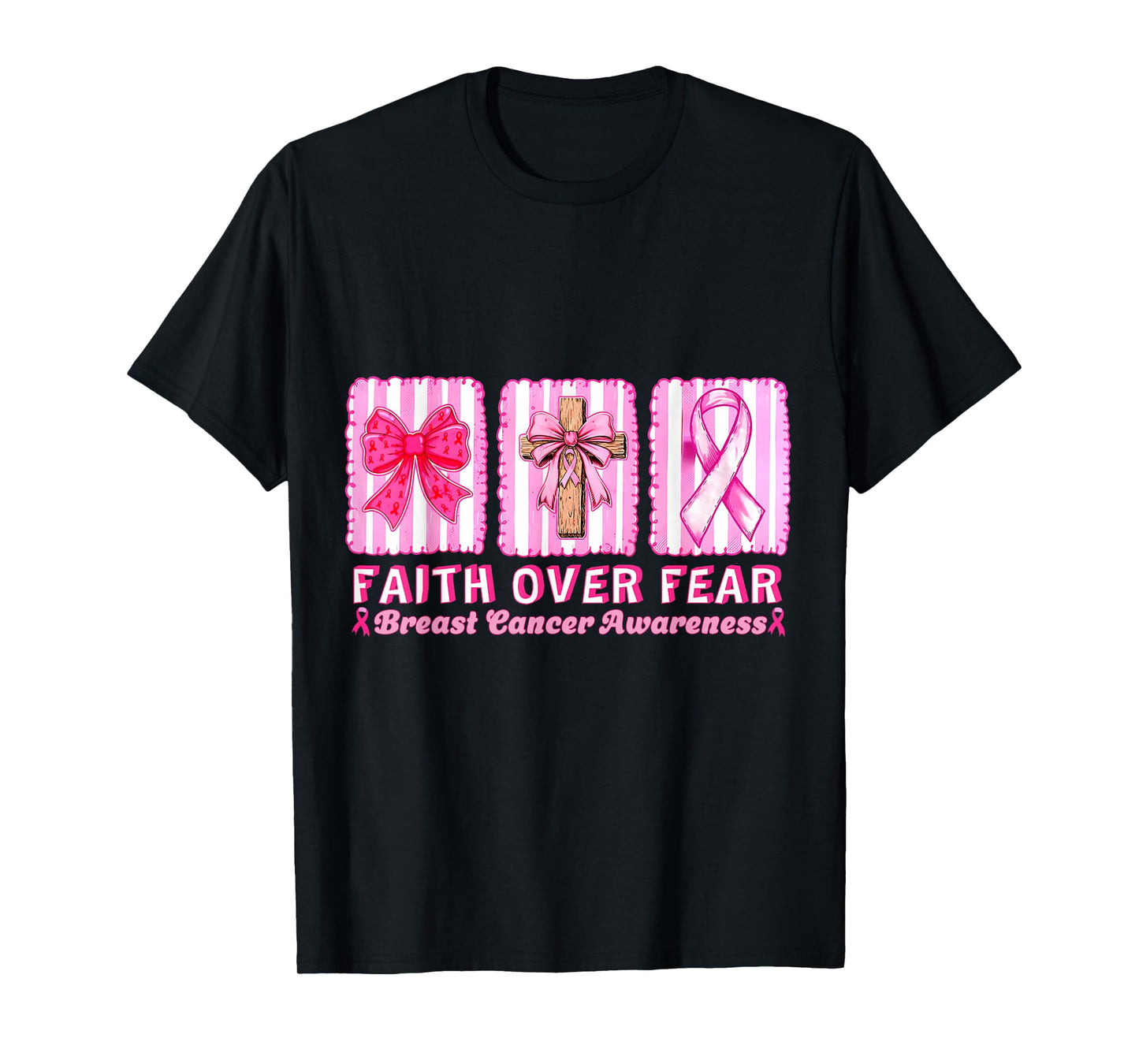 Faith Over Fear Christian, Christian Bible Verse Apparel T-Shirt