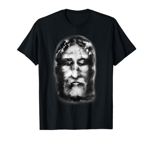 Shroud Of Turin Face of Jesus Christ Catholic T-Shirt