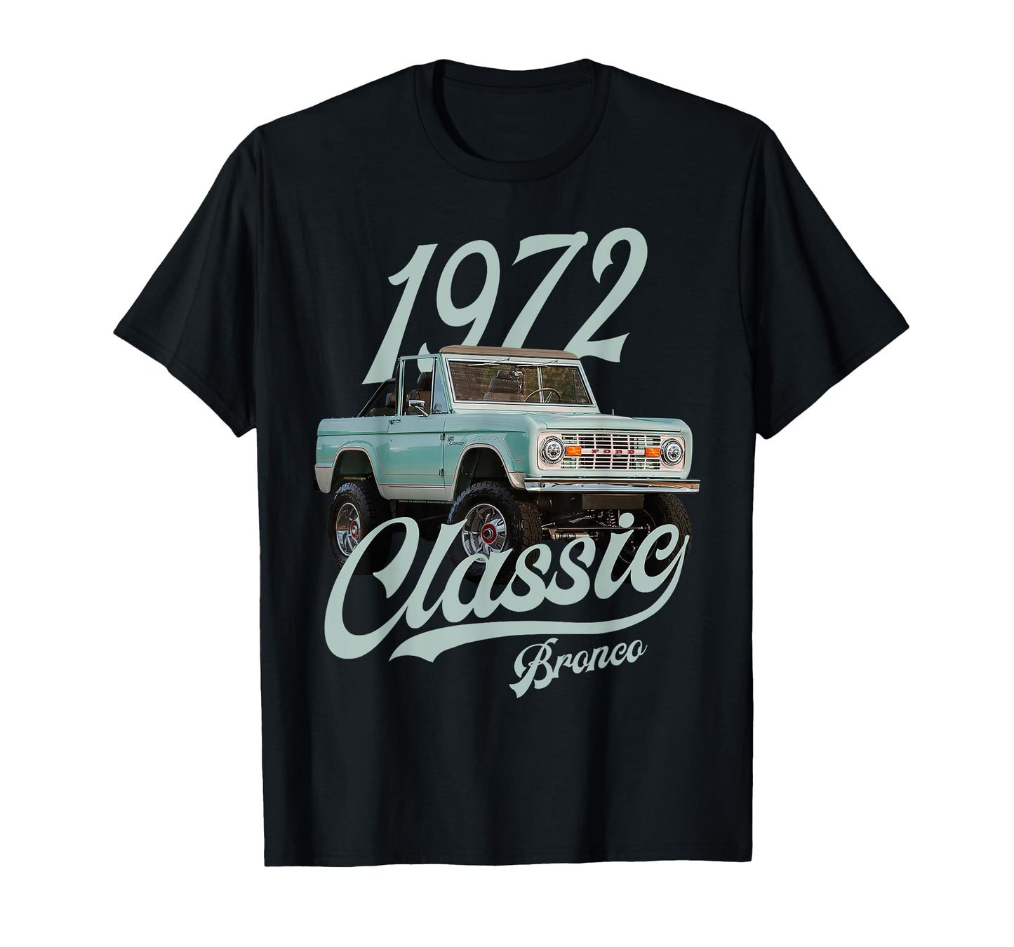 Classic bronco 1972 Blue White T-Shirt