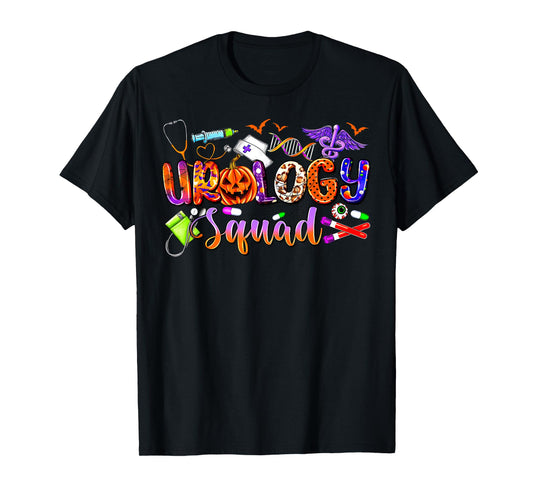 Retro Urology Squad Pumpkin Urologist Nephrologist Halloween T-Shirt