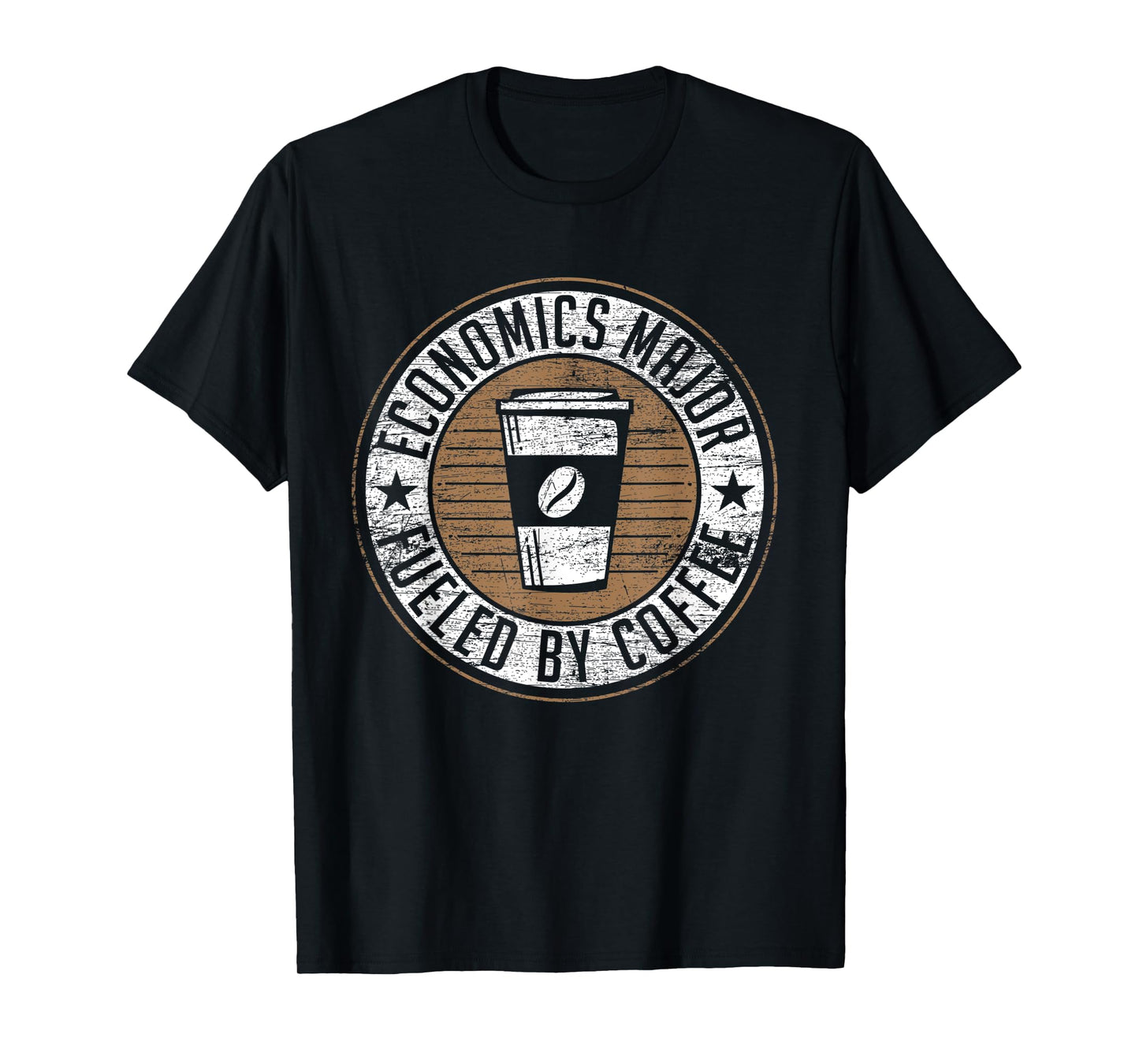 Economics Major Fueled By Coffee T-Shirt