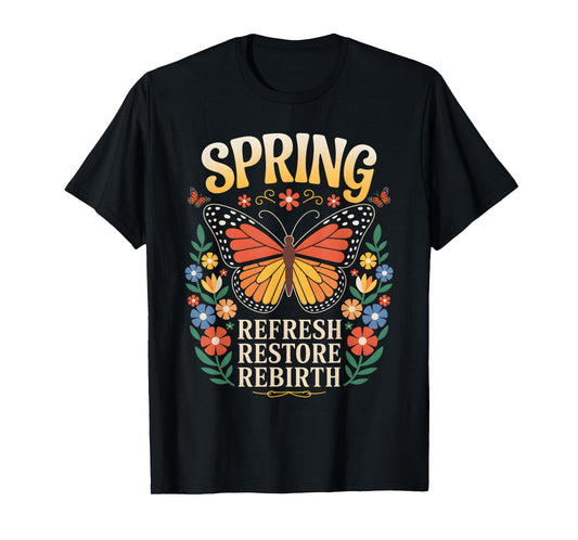 Jesus Quote Easter Spring Butterfly Christian Prayer T-Shirt