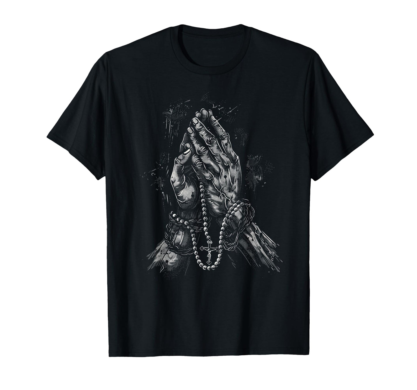 Christianity Praying Hands Rosary Praying hands T-Shirt