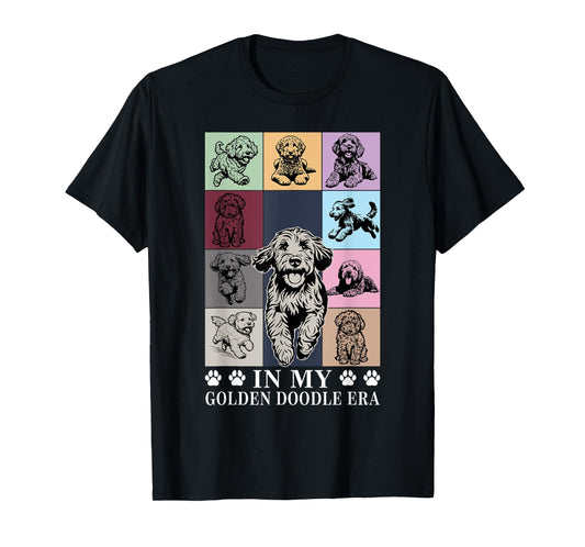 Funny Dog Lovers Quote In My Golden Doodle Era Cool Women T-Shirt