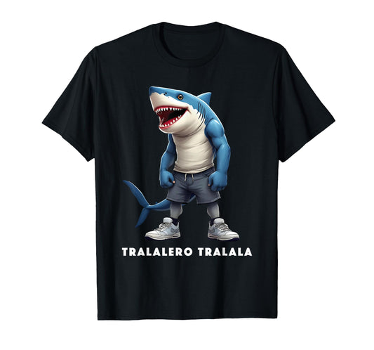 Tralalero Tralala Meme Tee Funny Shark Quote Italian Saying T-Shirt