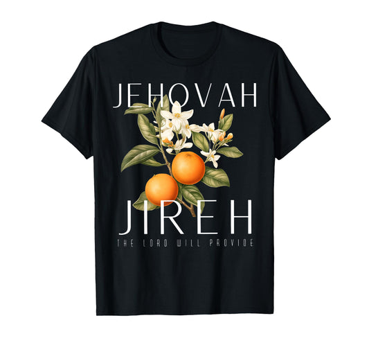 Jehovah Jireh Graphic Christian Jesus Retro Fruit Lemon T-Shirt