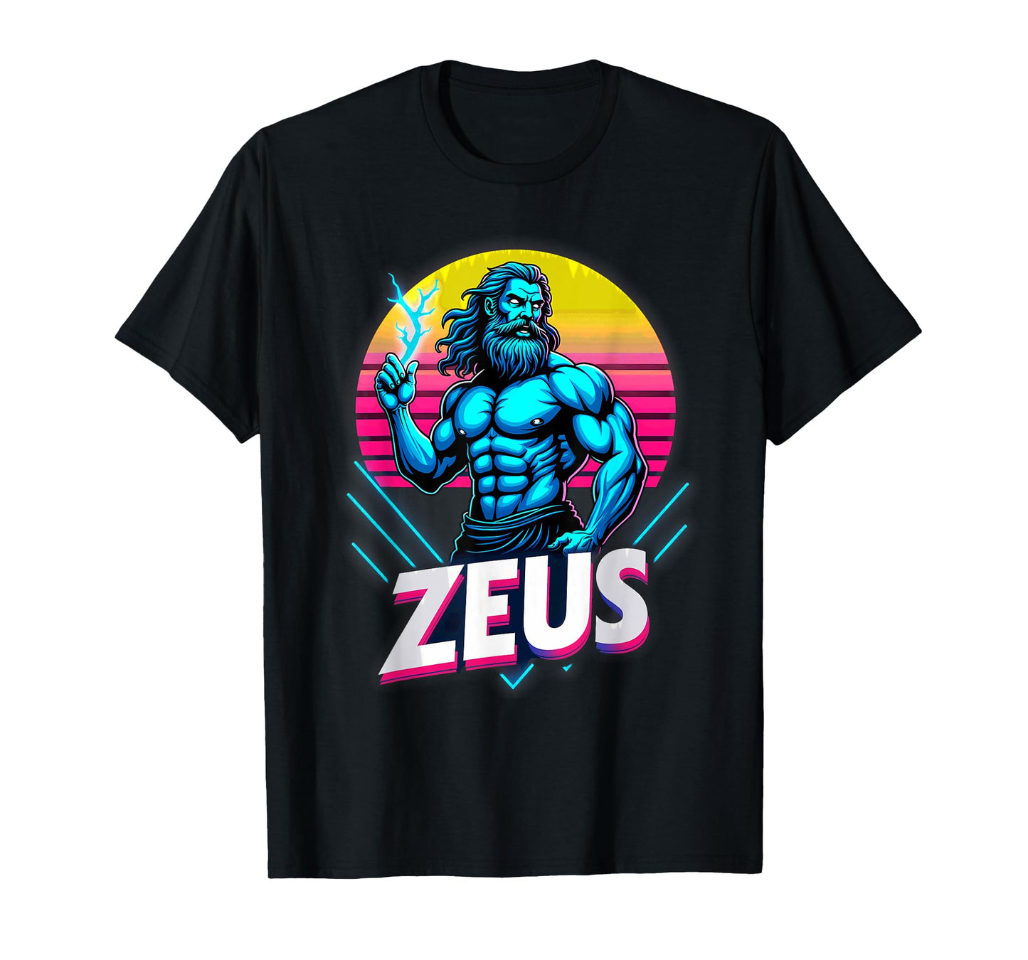Retro Greek Mythology God Zeus T-Shirt