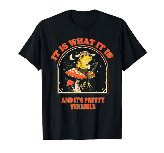 It Is What It Is And It's Pretty Terrible Funny design T-Shirt