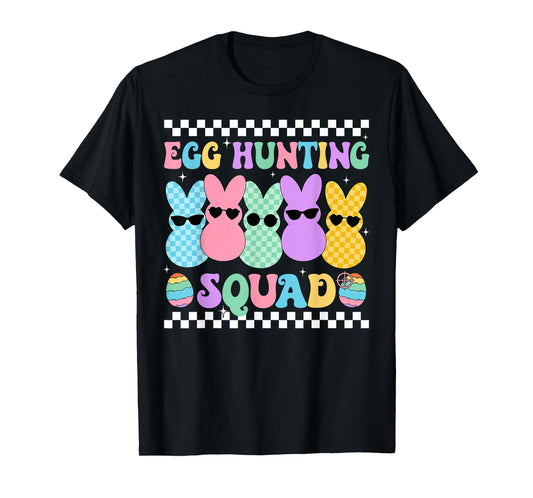 Happy Easter Bunny Egg Hunting Squad Crew Family Boy Girl T-Shirt