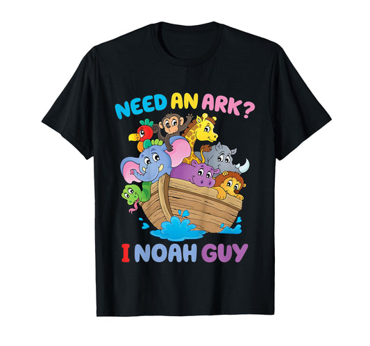 Kids Toddler Need Ark I Noah Guy Christian Easter Boy God Son T-Shirt