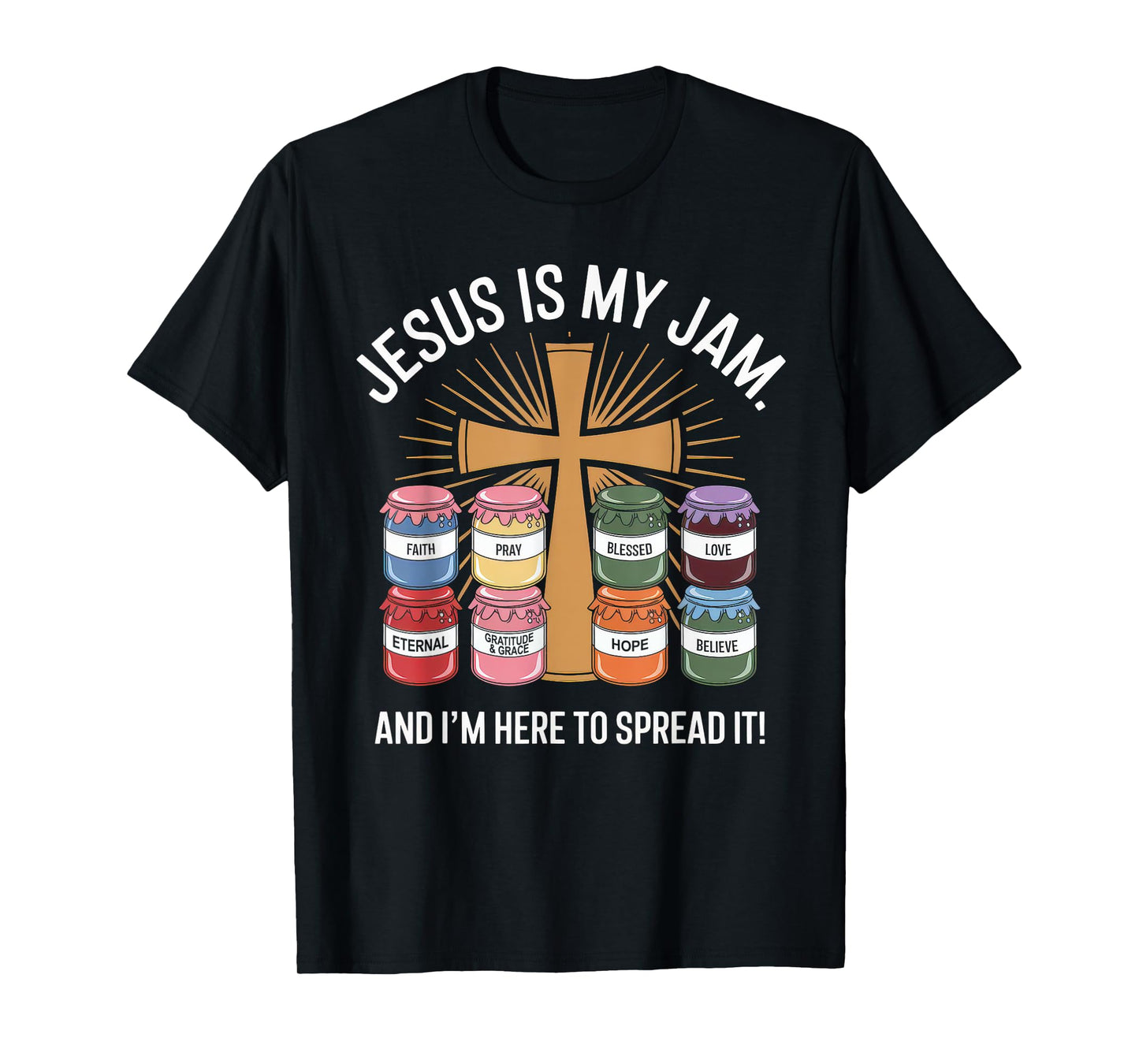 Jesus is My Jam Tshirt Men Women Christian Bible Verse T-Shirt