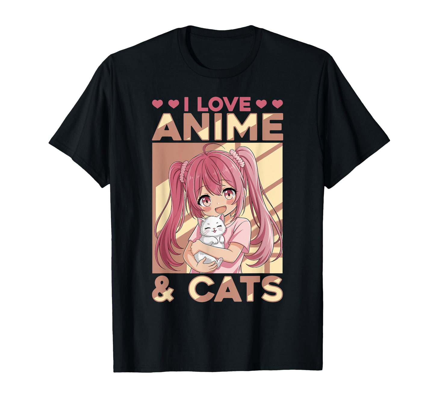 Anime & Cats Kawaii T-Shirt