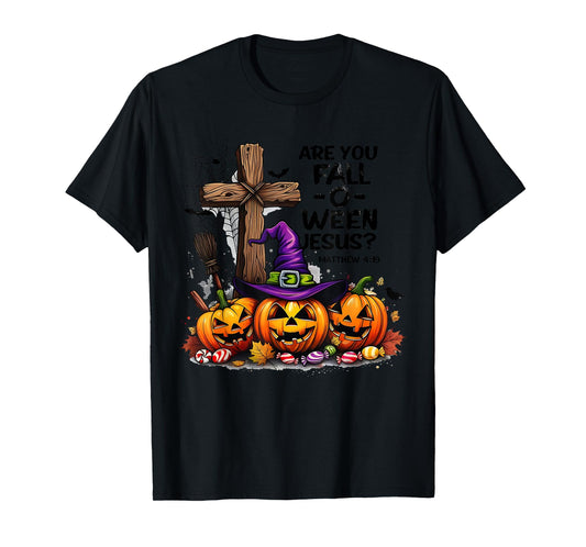 are You Fall-O-Ween Jesus Funny Pumpkin T-Shirt