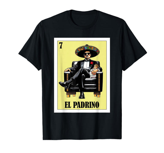 Funny Mexican Baptism Design - El Padrino T-Shirt
