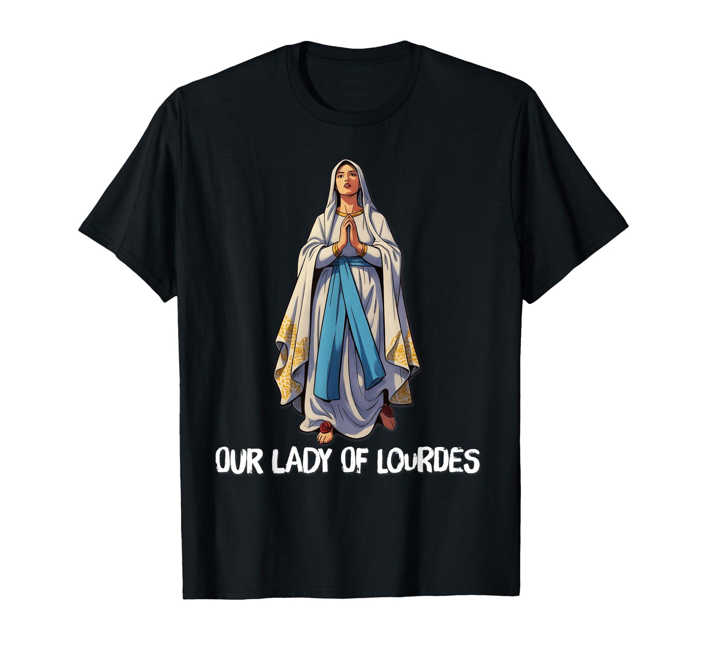 Our Lady of Lourdes Immaculate Blessed Mother T-Shirt