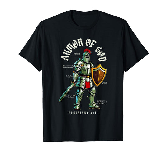 Armor Of God - Christian Bible Verses T-Shirt