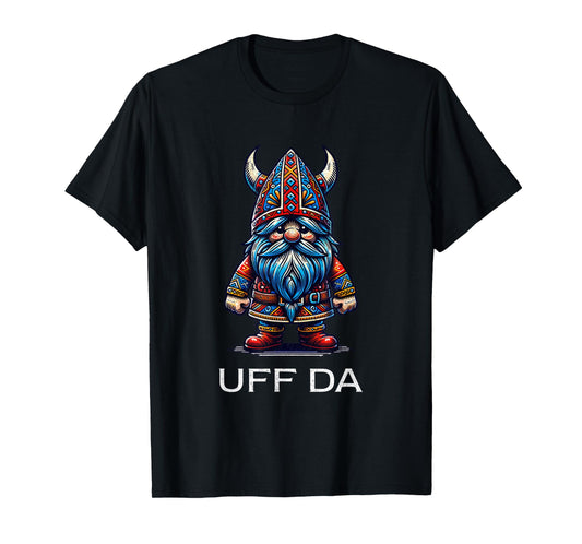 Uff Da Norwegian Scandinavian Gnomes Mens Uff Da T-Shirt