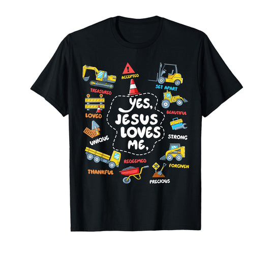 Christian Yes Jesus Loves Me Toddler Boy You God Son Brother T-Shirt