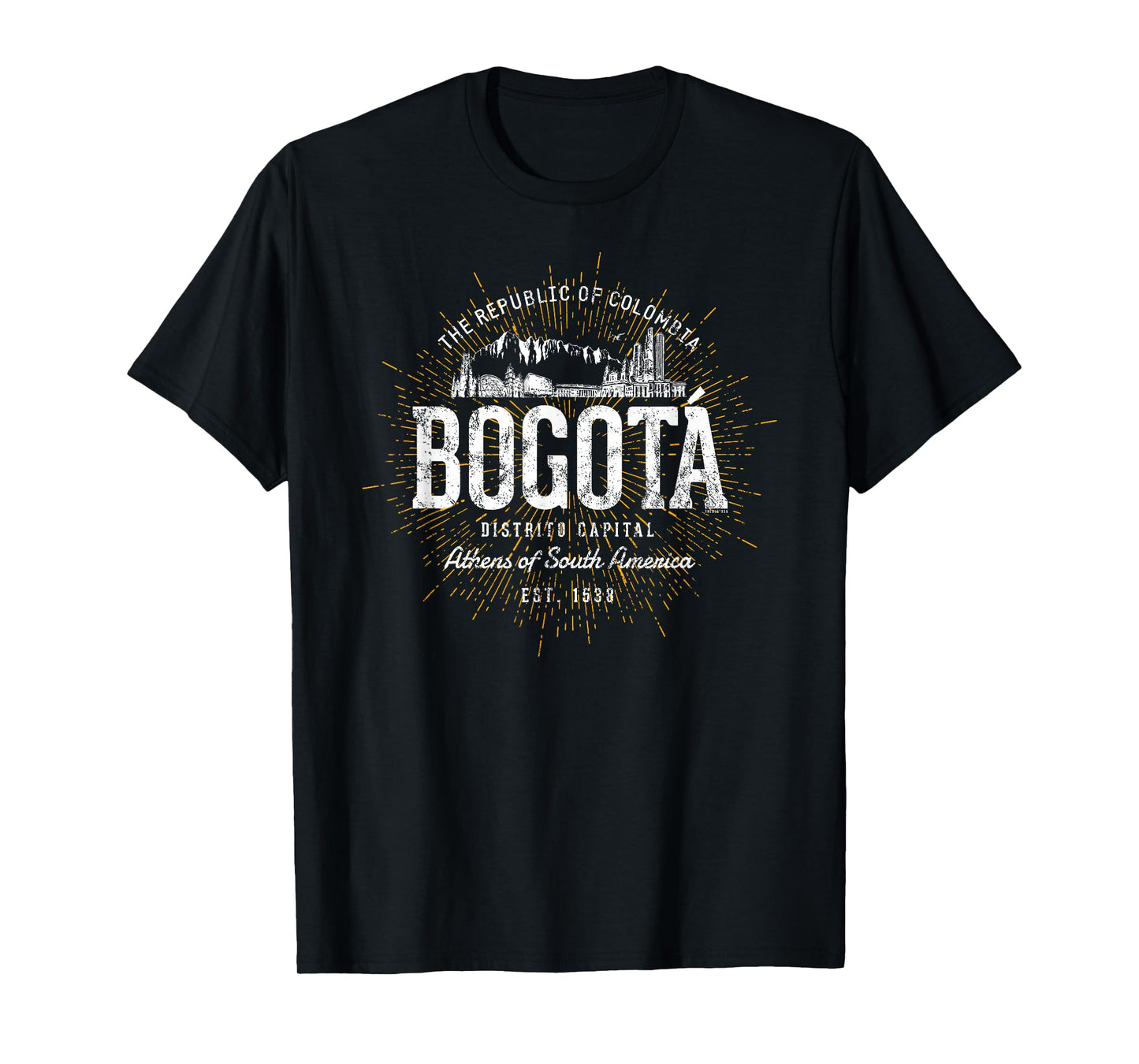 Colombia Vintage Style Retro Bogotá T-Shirt