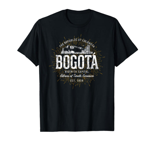 Colombia Vintage Style Retro Bogotá T-Shirt