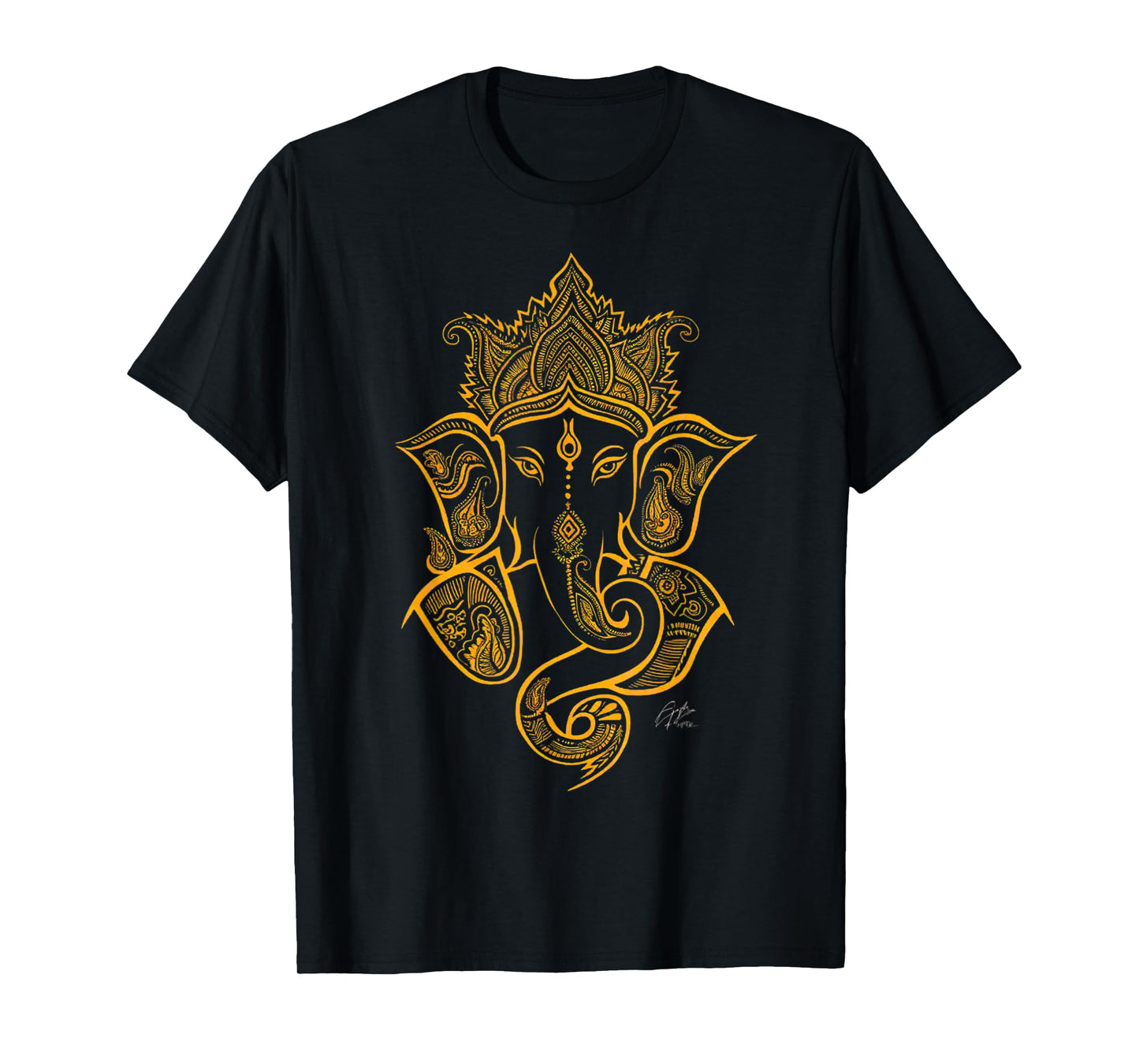 Hindu Ganesha Puja Elephant God India Meditation Yoga Murti T-Shirt