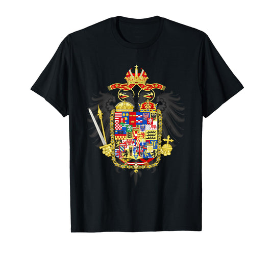 Habsburg Coat of Arms T-Shirt Holy Roman Empire Graphic Tee T-Shirt