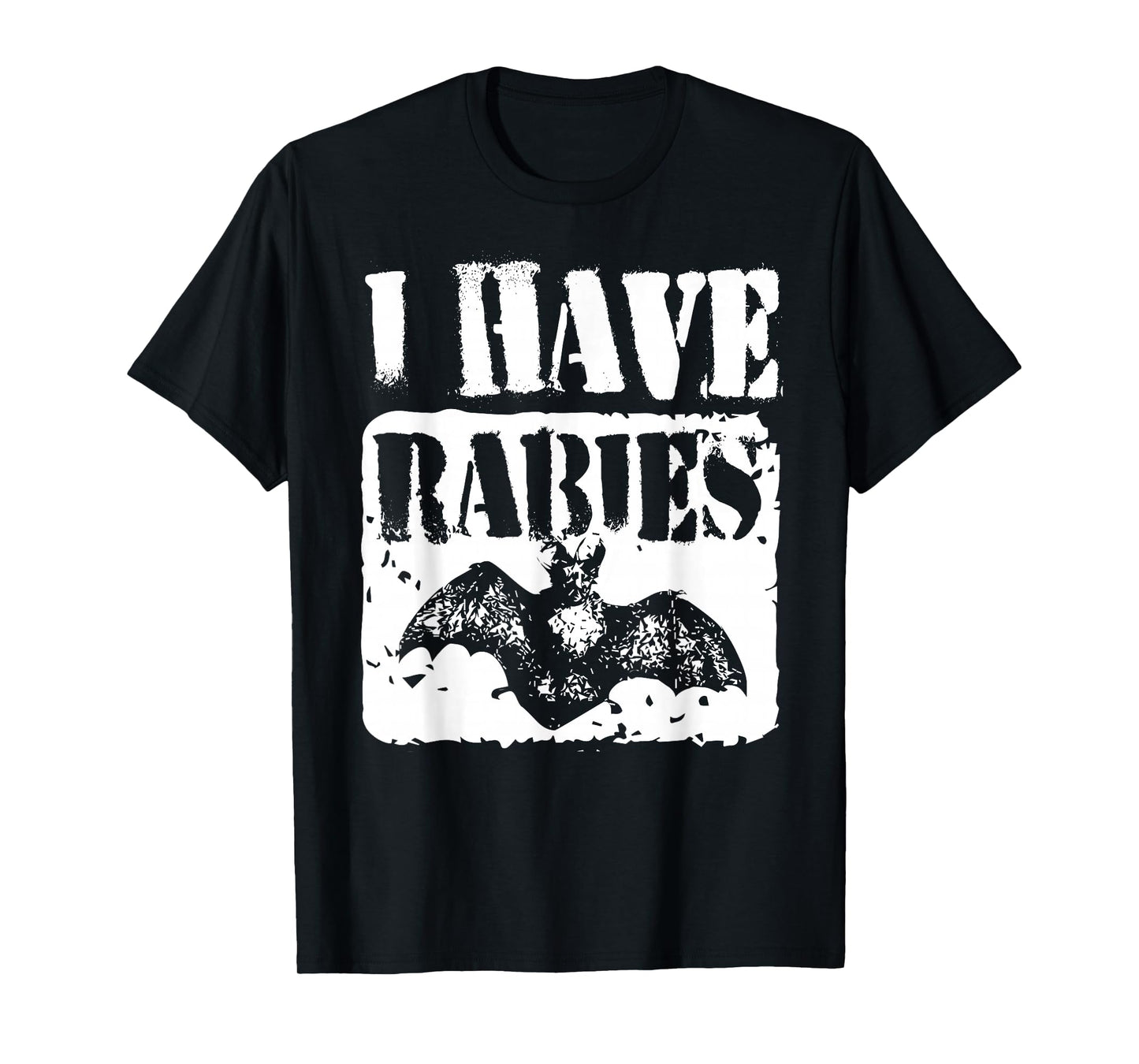 I Have Rabies Funny Bat Meme Vintage Tee T-Shirt