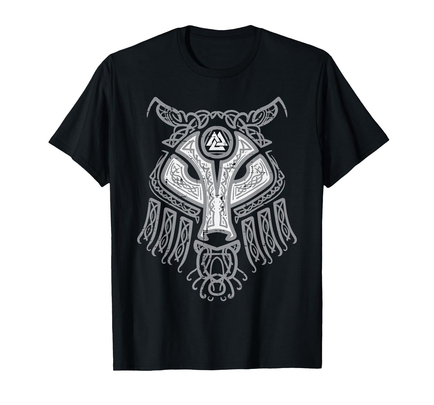 Viking Fenrir Wolf Odin Symbol Norse Mythology Men Women Kid T-Shirt