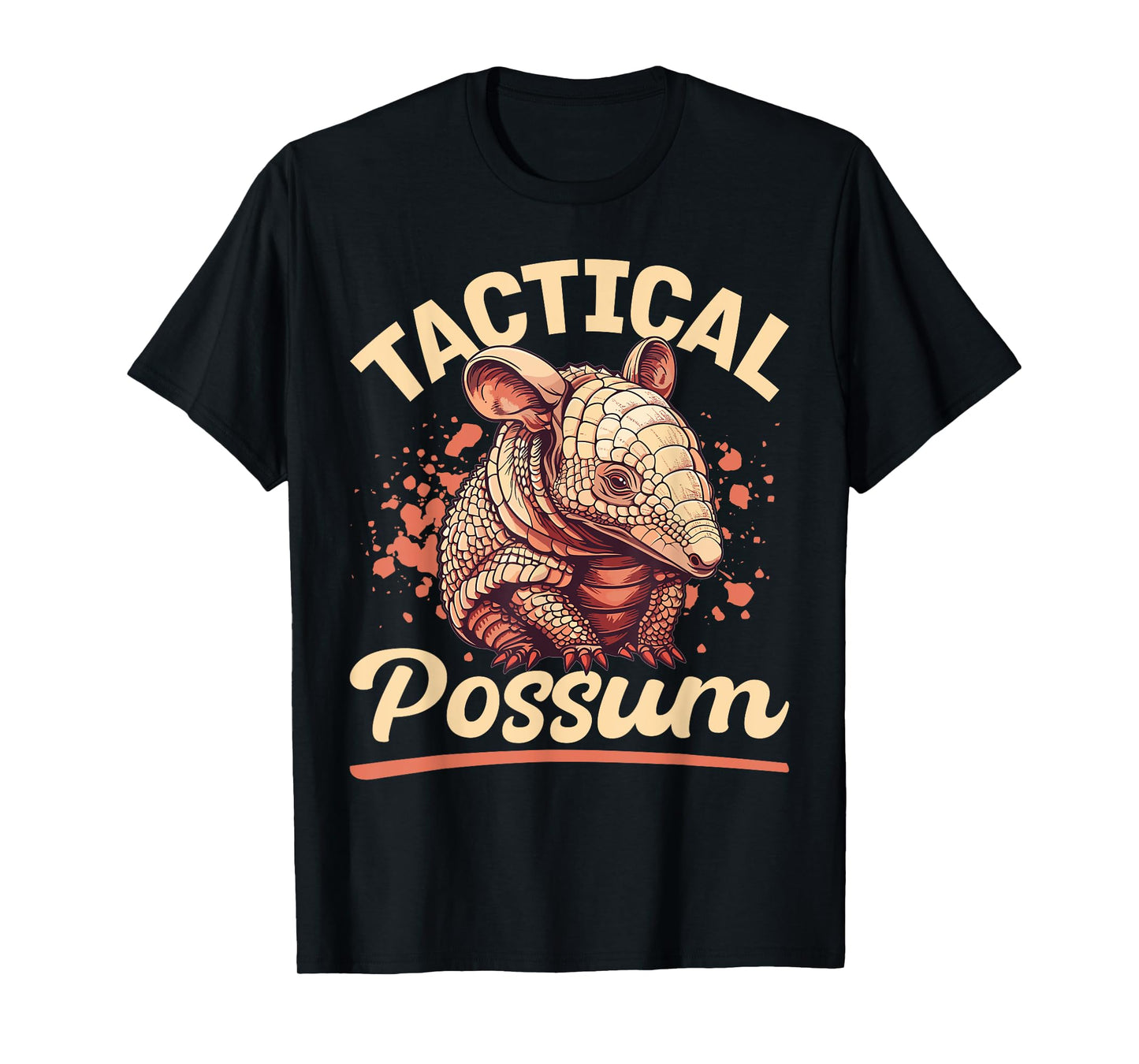 Funny Armadillo Animal Tactical Possum T-Shirt