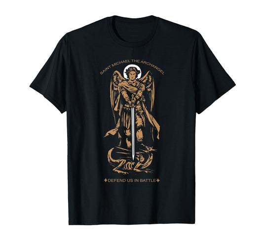 Adult Saint Michael The Archangel T-Shirt