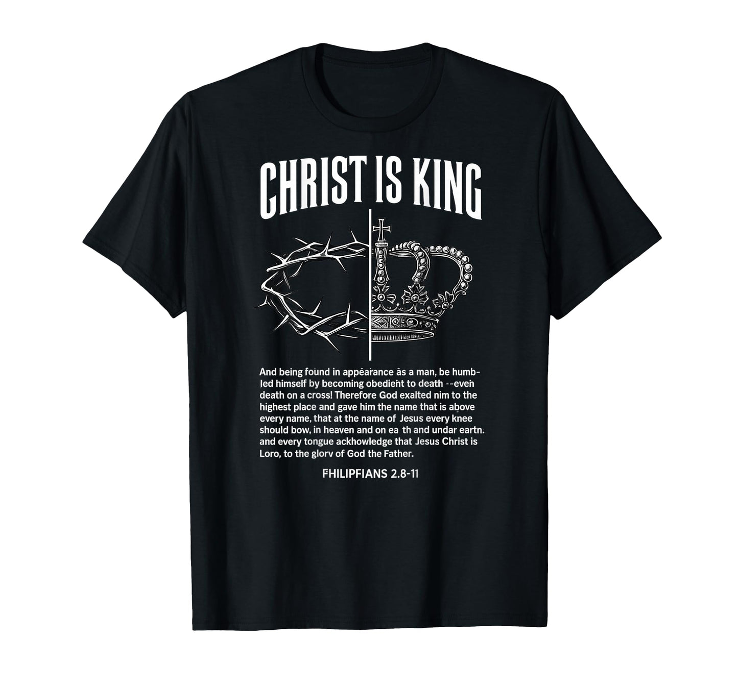 Christ is King X Faith Community Church Crown Love T-Shirt