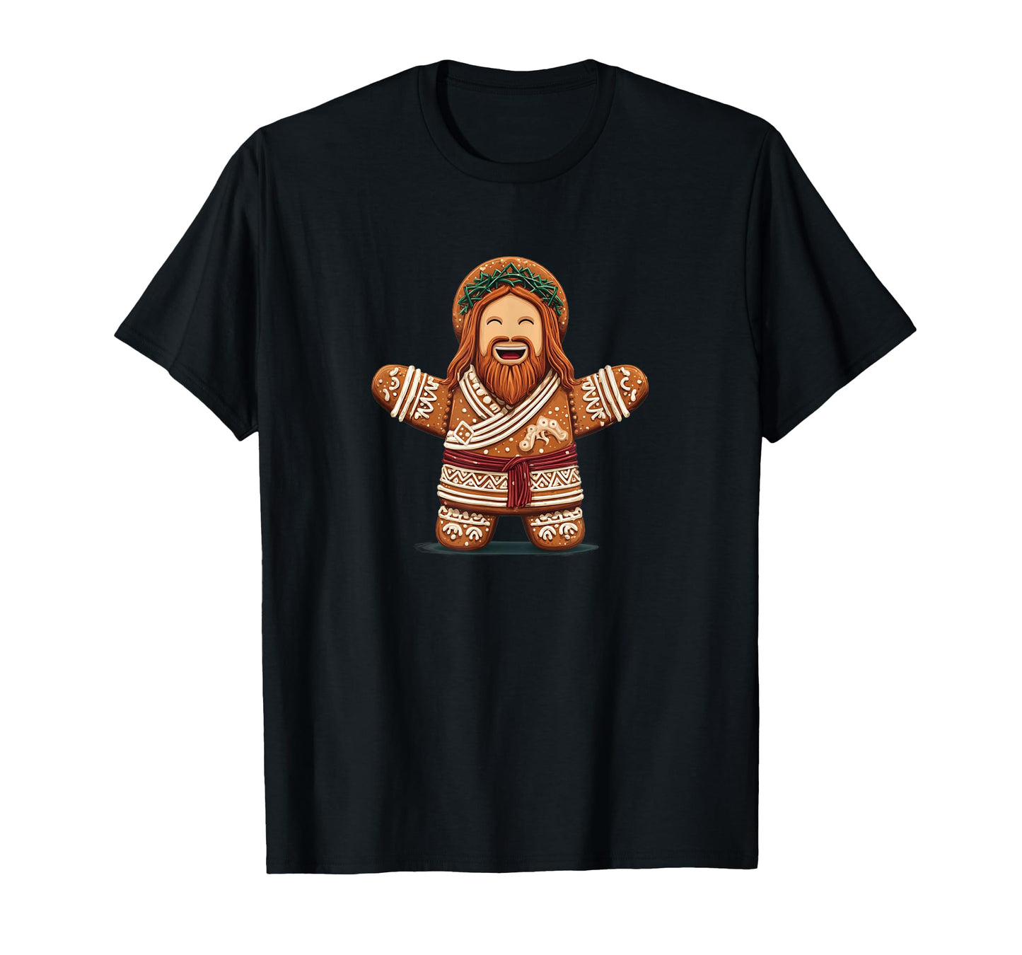 Gingerbread Snack in Lord Jesus Christ Shape T-Shirt