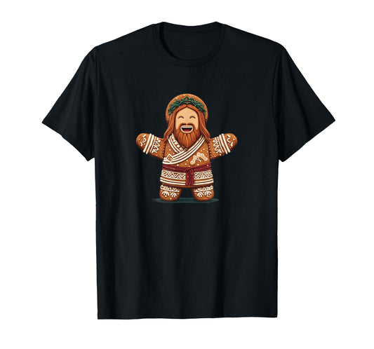 Gingerbread Snack in Lord Jesus Christ Shape T-Shirt