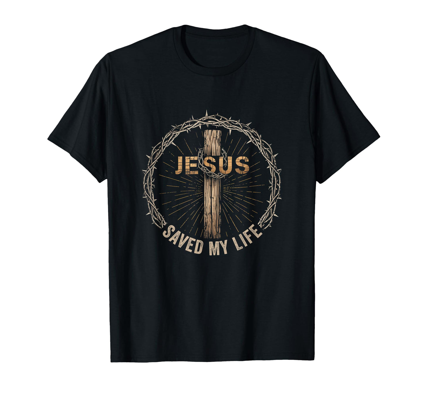 Jesus Saved My Life Christian Religious Bible Church T-Shirt