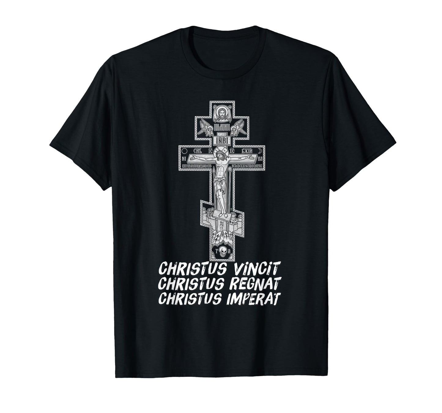 Eastern Orthodox Christian Christ Crucifix Icon T-Shirt