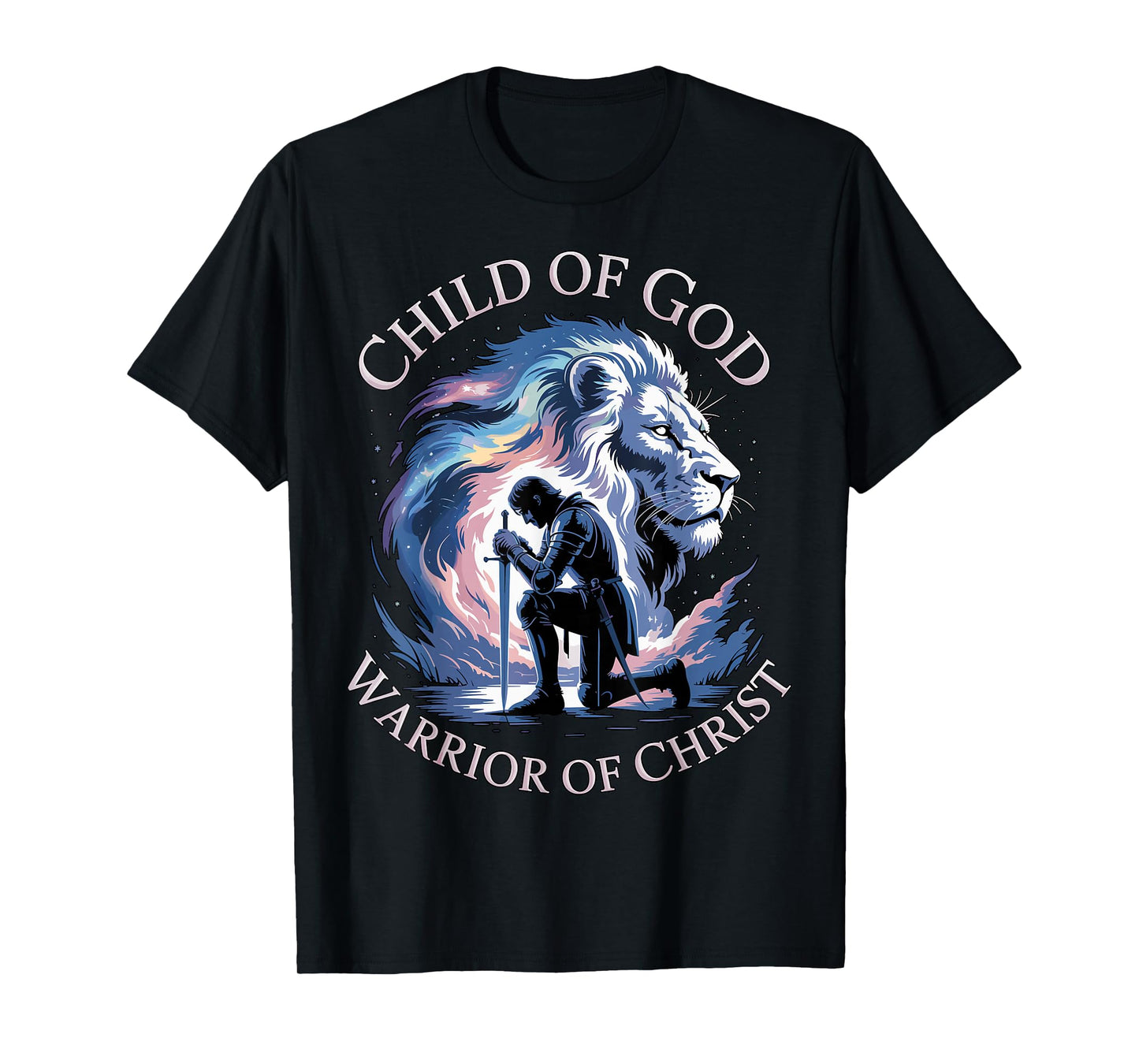 Child of God Warrior of Christ Christian Religious T-Shirt
