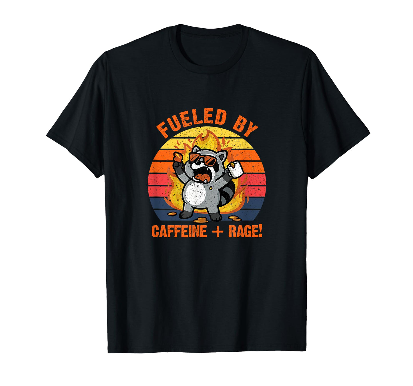 Fueled By Caffeine Rage T-Shirt