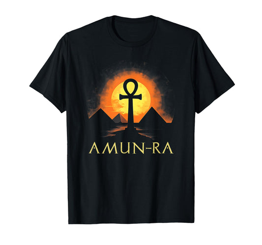 Amun Ra Ancient Egyptian God Ankh T-Shirt