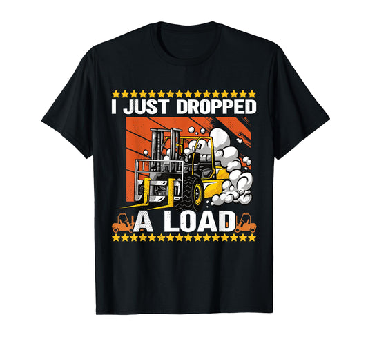Forklift Operator Jobs & Certified Forklift Driver T-Shirt, Small, Black