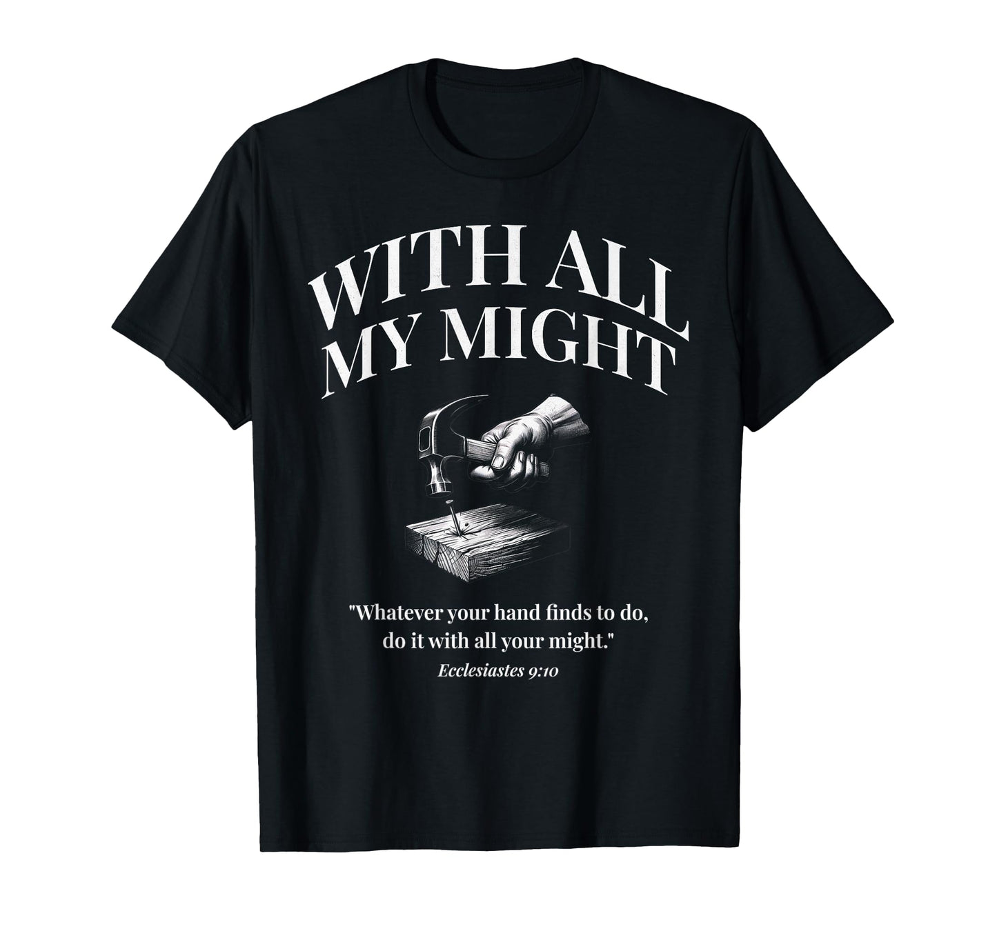 Christian Bluecollar Worker Carpenter Woodworking Handyman T-Shirt