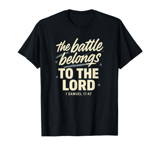 The Battle Belongs to The Lord Urban Graffiti Style T-Shirt