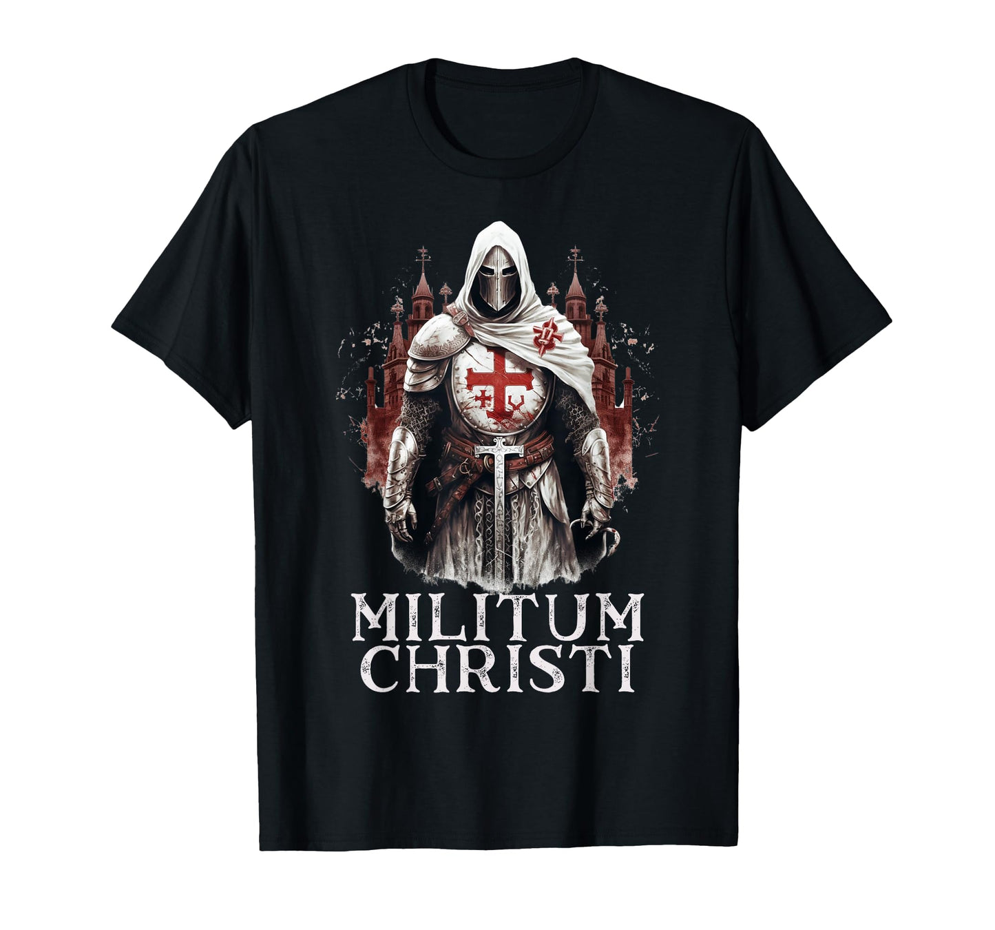 Catholic Knight Templar Crusader Cross T-Shirt