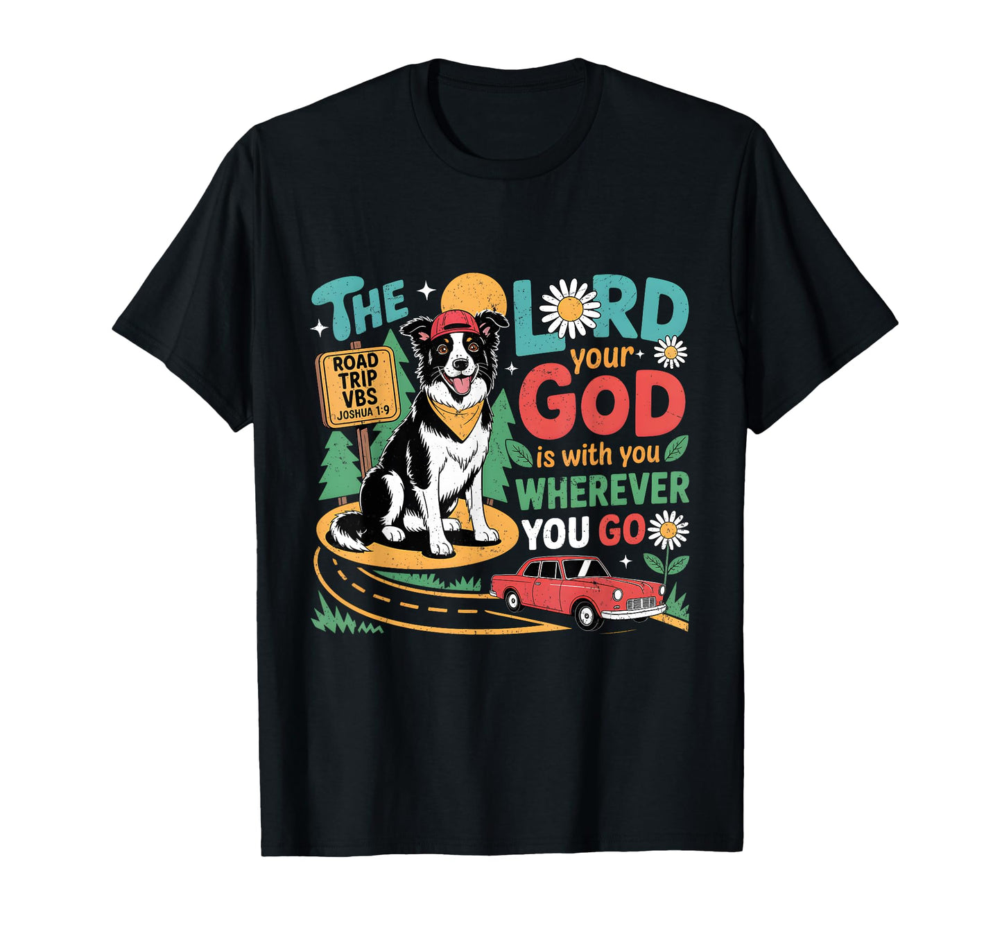 Road Trip VBS 2025 Christian Dog Bible Theme T-Shirt for Men Women Kids