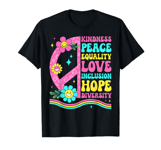 Groovy Peace Love International Day of Peace World Peace Day T-Shirt