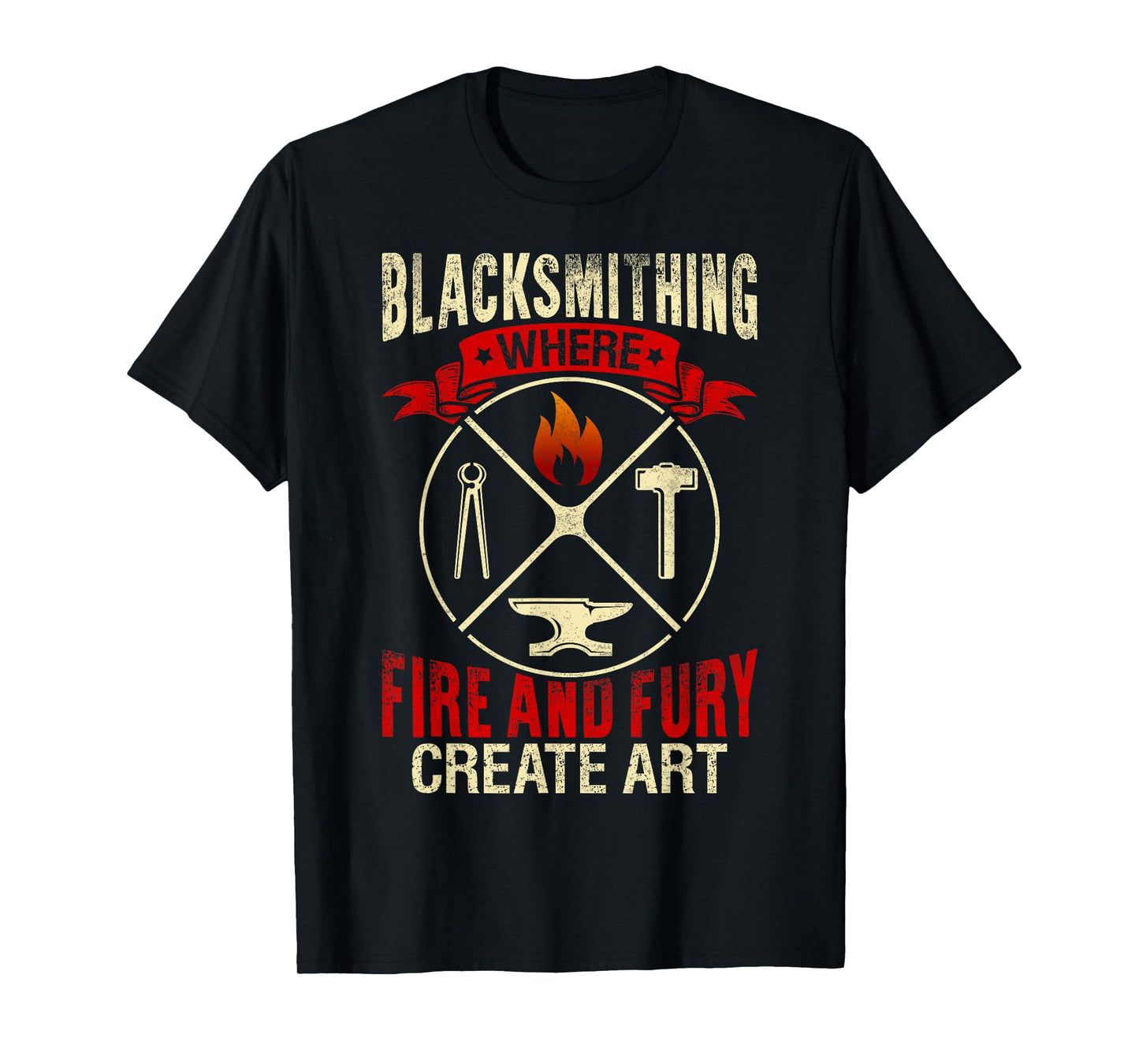 Blacksmithing Forge & Forging Blacksmith T-Shirt